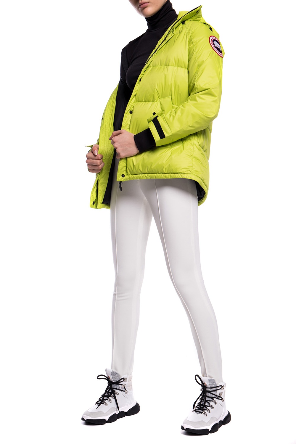 Lime green canada goose on sale jacket